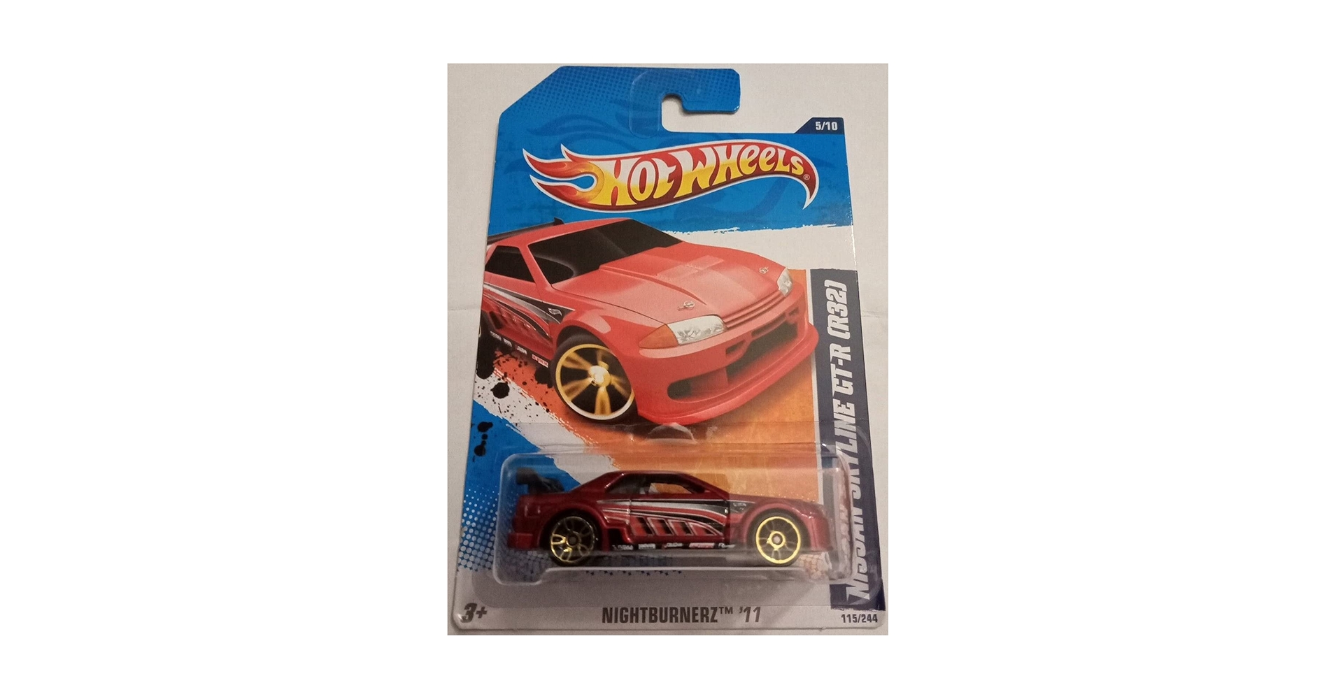 Amazon | Hot Wheels 2011 Nissan Skyline Gt-R (R32) Red #115